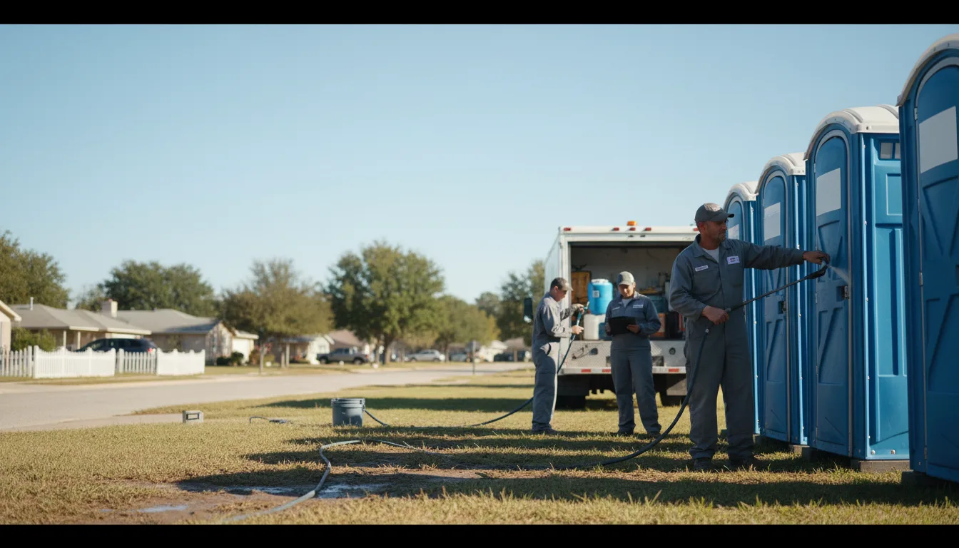 Long-Term Portable Toilet Rental in Iola, TX near me
